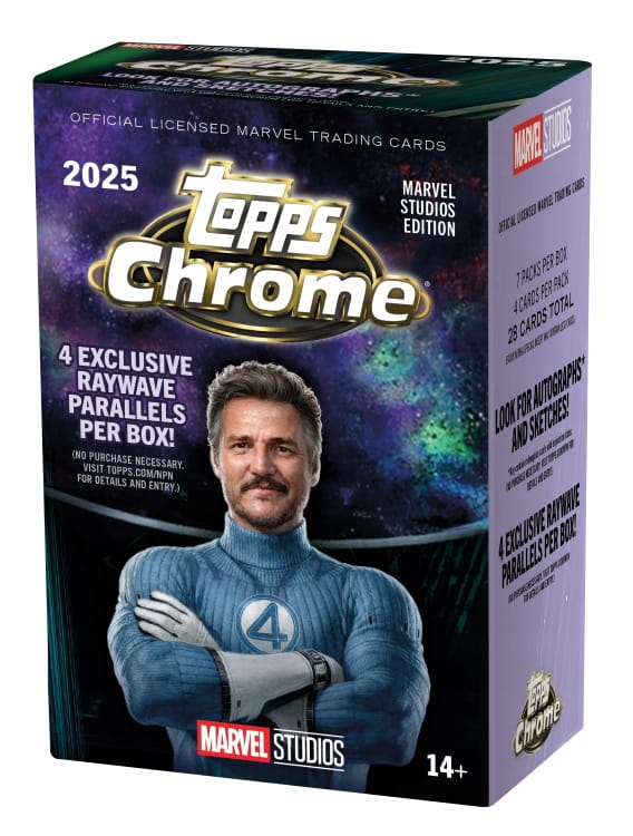 2025 Topps Marvel Studios Chrome – Value Box