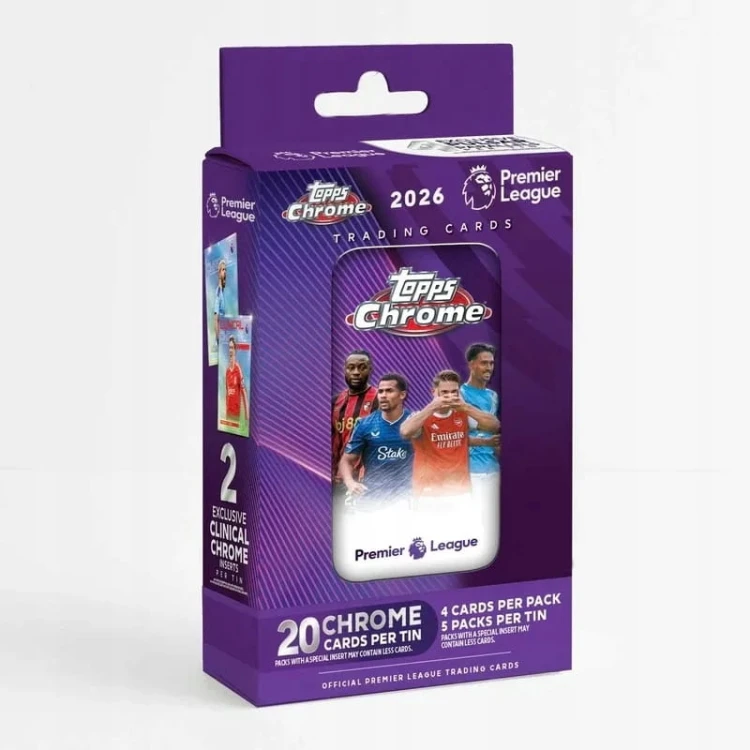 2026 Topps Chrome Premier League - Tin