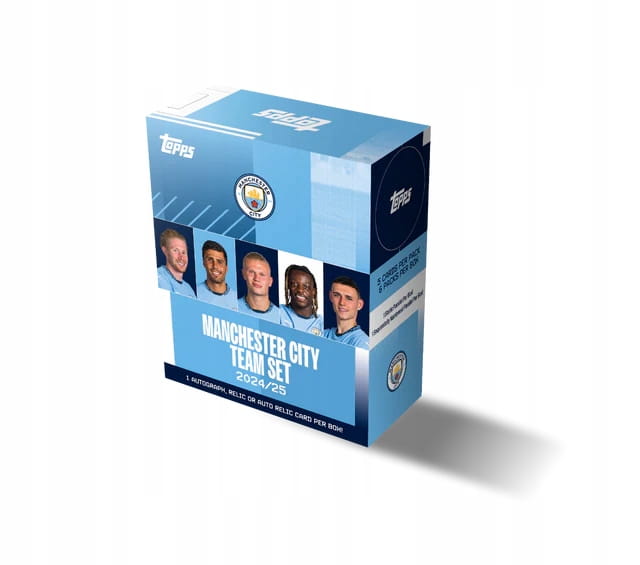 2024-25 Topps Manchester City FC Team Set
